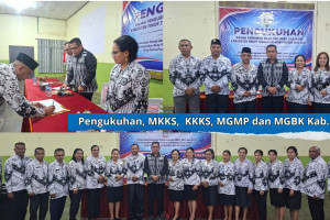 Pengurus MKKS, KKKS, MGMP, dan MGBK Kabupaten Timor Tengah Selatan Periode 2026 / 2030 Resmi Dikukuhkan