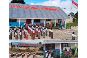 Upacara Hari Pendidikan Nasional 2026 di SMP Negeri Nunuh Posmanu Berlangsung Meriah dan Penuh Makna