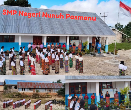 Upacara Hari Pendidikan Nasional 2026 di SMP Negeri Nunuh Posmanu Berlangsung Meriah dan Penuh Makna